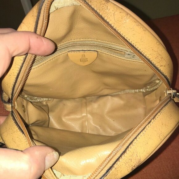 Mark Cross Vintage Logo Coated Leather Crossbody - Picture 10 of 11